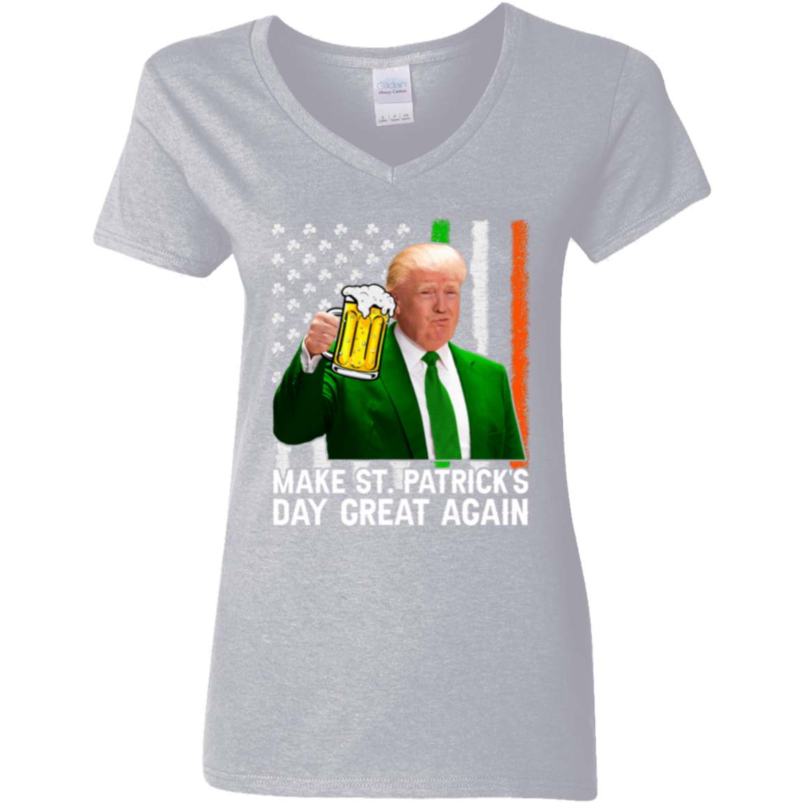 Make Saint St Patrick's Day Great Again Funny Trump Dark Shirt HO82 65628