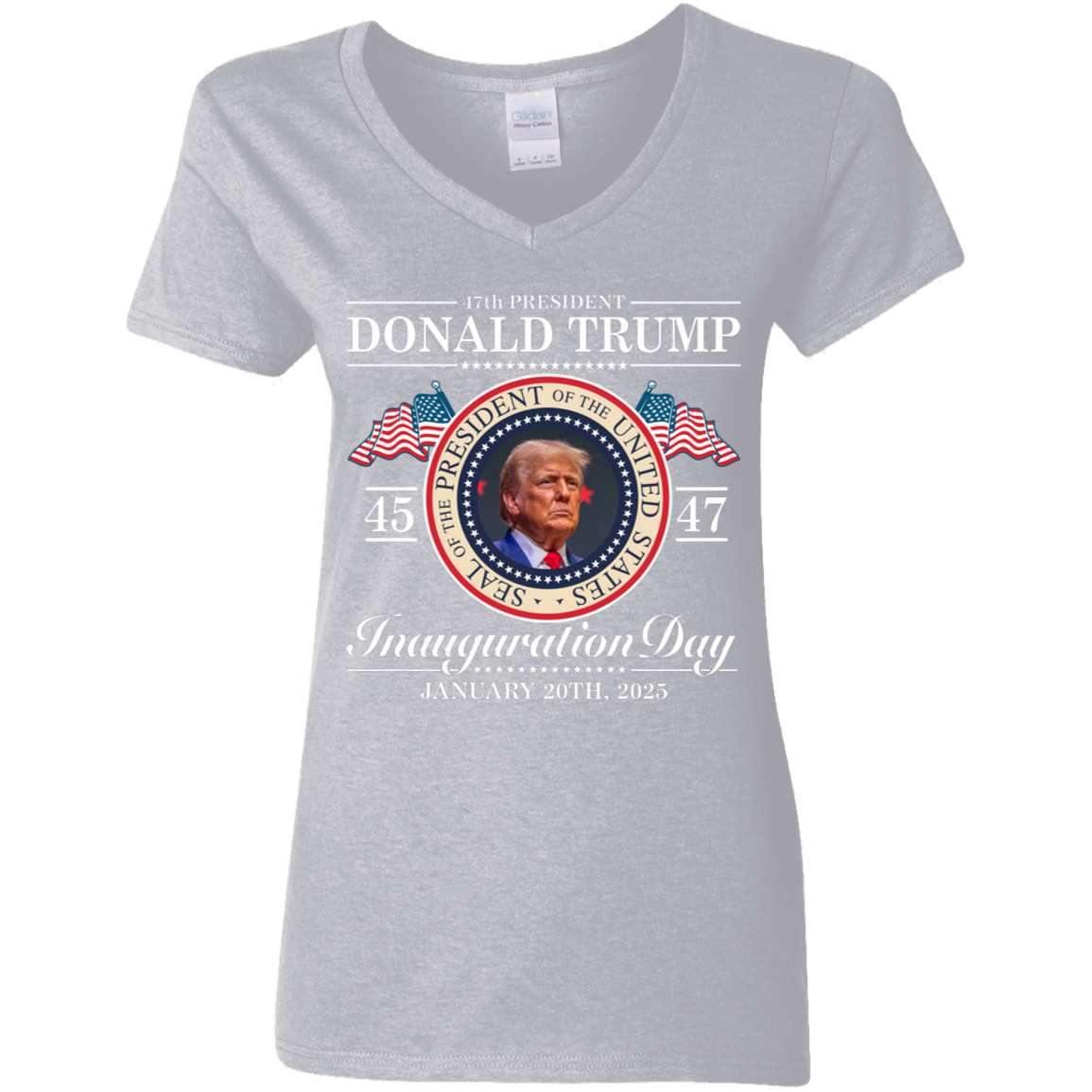 Donald Trump 47th President Dark Shirt - Inauguration Day 2025 Edition LM32 65101