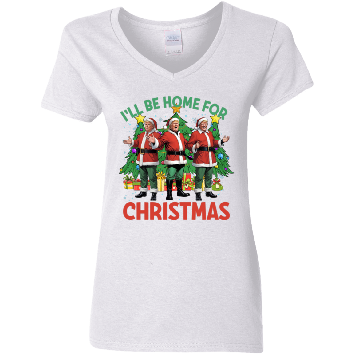 Trump I'll Be Home for Christmas - Election Trump Shirt 64078