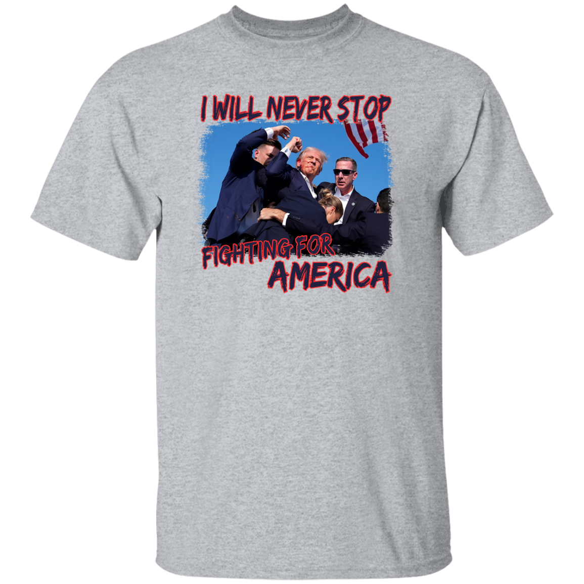 I Will Never Stop Fi**ting For America Bright Shirt TH10 63177