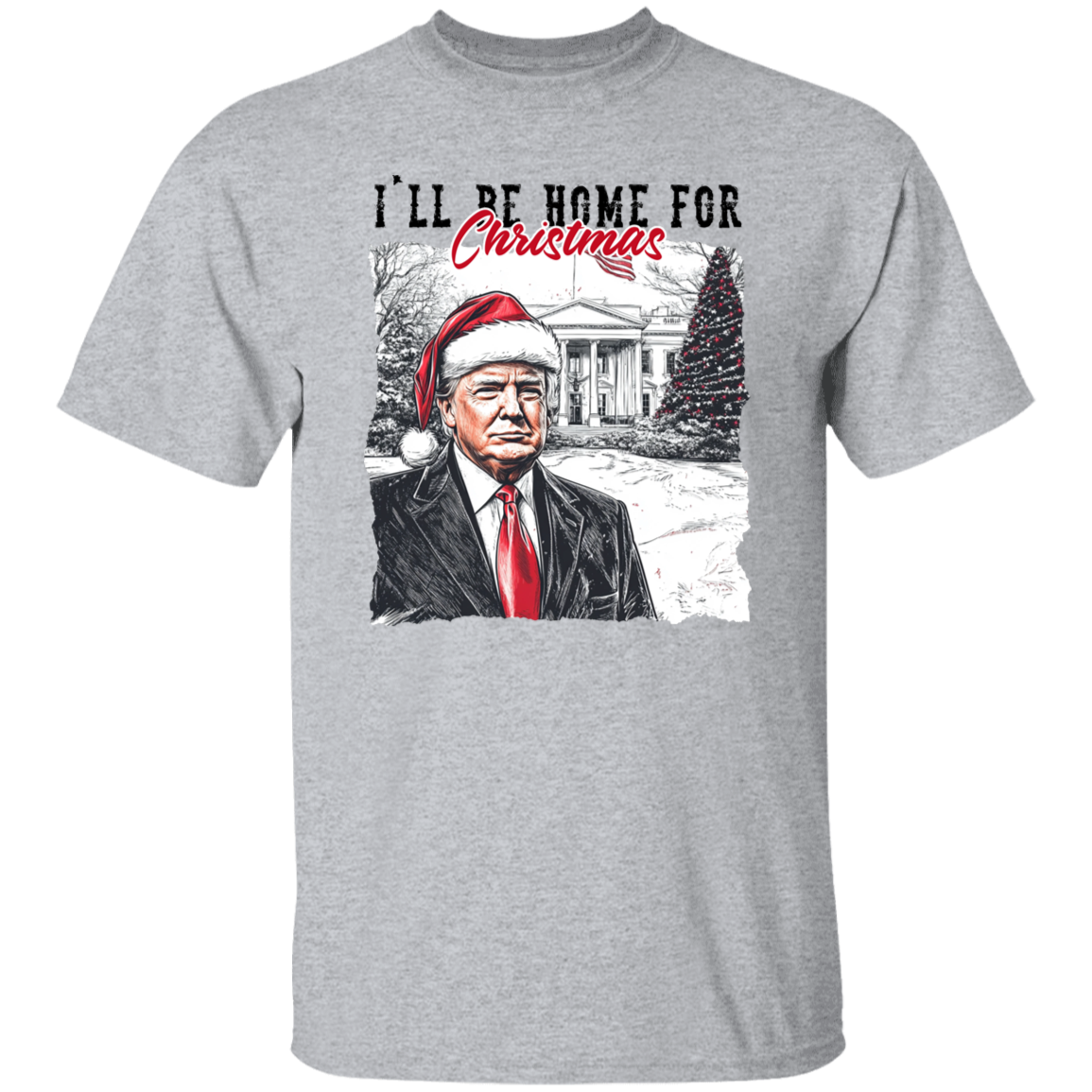 I'll Be Home For Christmas Donald Trump Shirt HA75 63640