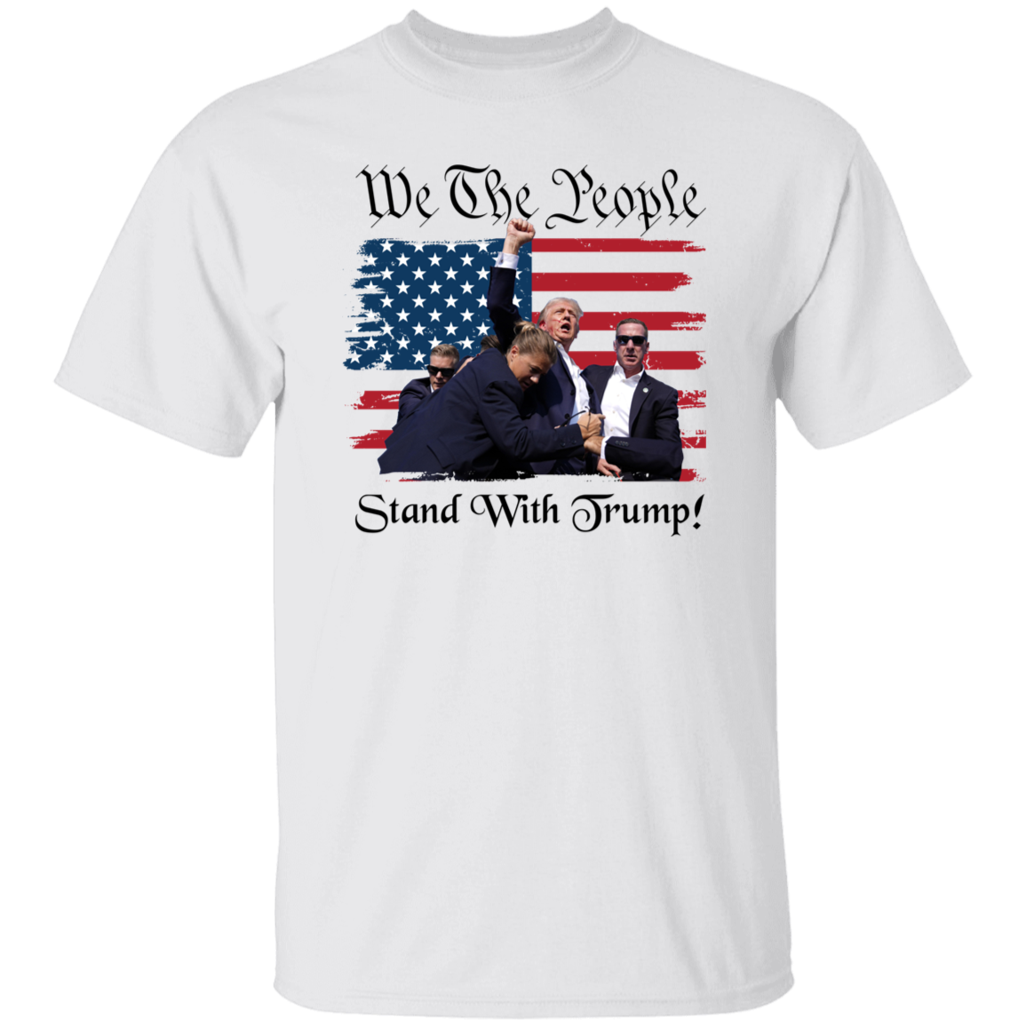 We The People Stand With Trump Bright Shirt HA75 63314
