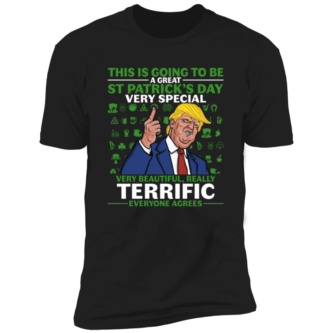 Donald Trump St Patrick's Day - Lucky Irish Dark Shirt HO82 65604