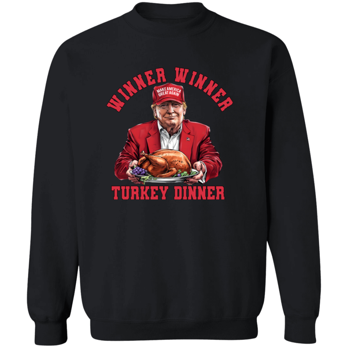 Winner Winner Turkey Dinner Dark Shirt Funny Gift For Trump Lovers HO82 67110