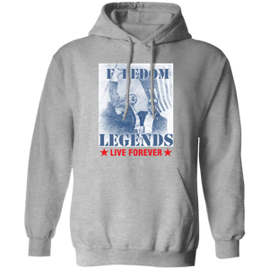 Trump 2024 Freedom Legends Live Forever Dark Shirt HO82 63052