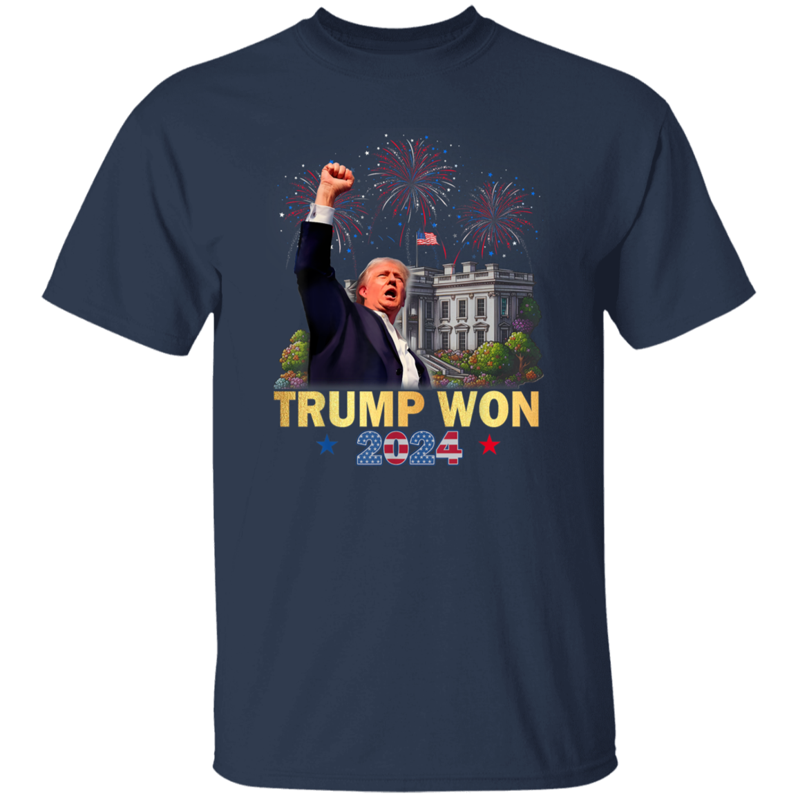 Trump Won Donald Trump US President 47th Shirt HO82 65280