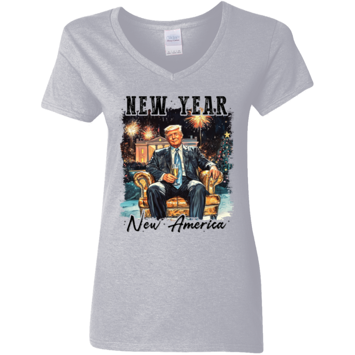 New Year New America President Donald Trump Shirt HA75 64280