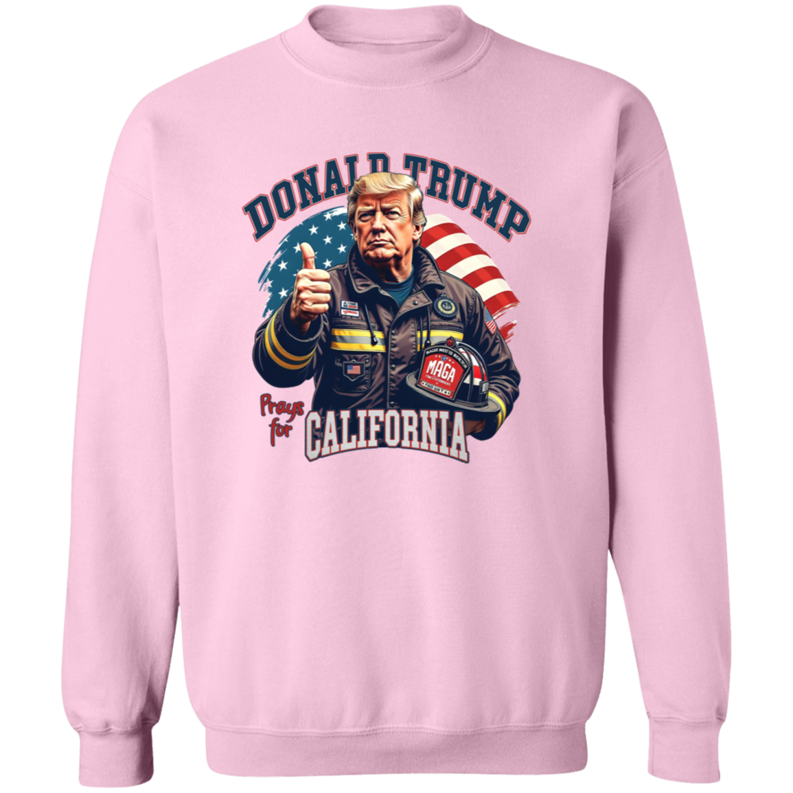 Donald Trump Prays for California Bright Shirt HA75 64306