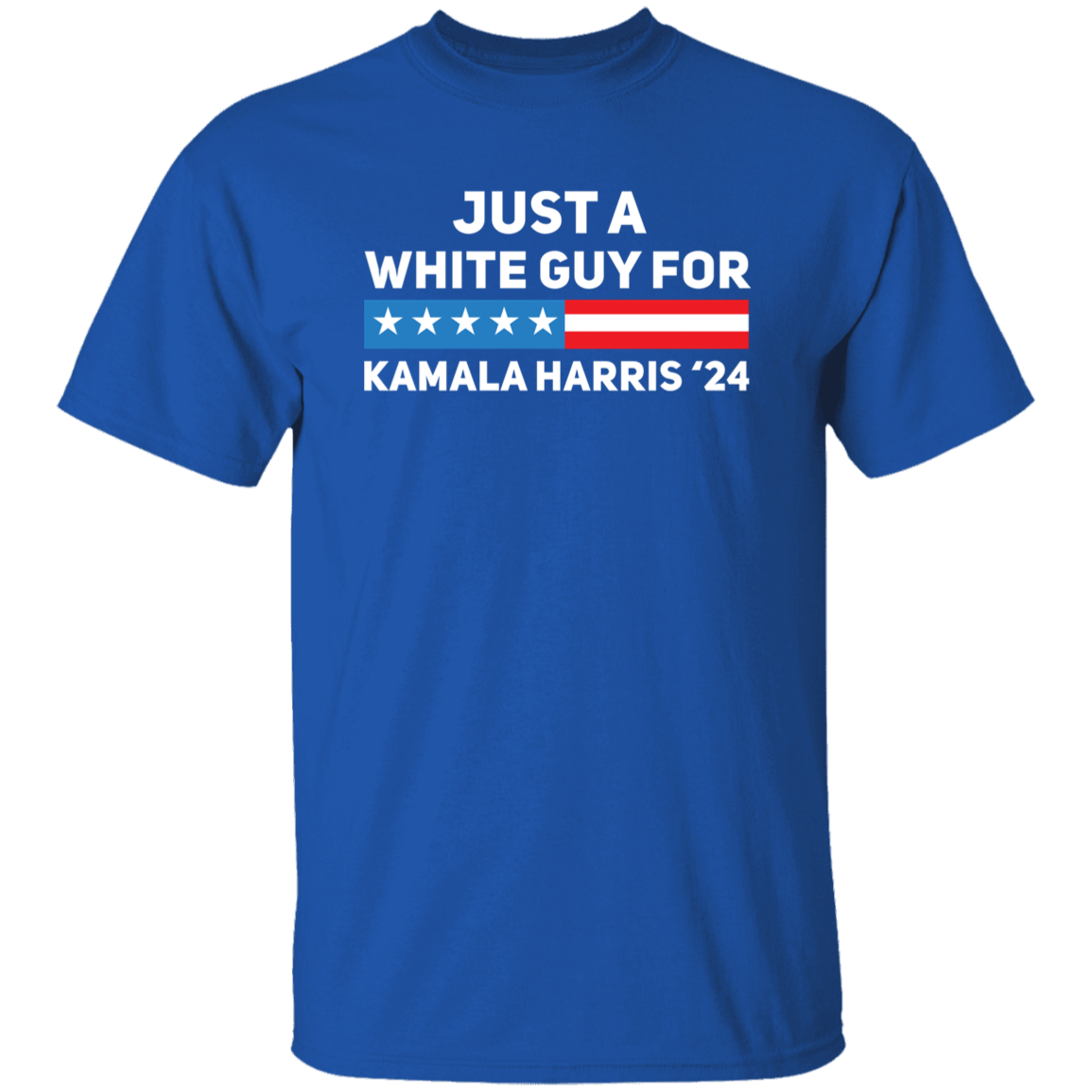 Just A White Guy For Kamala Harris '24 Dark Shirt HO82 65098