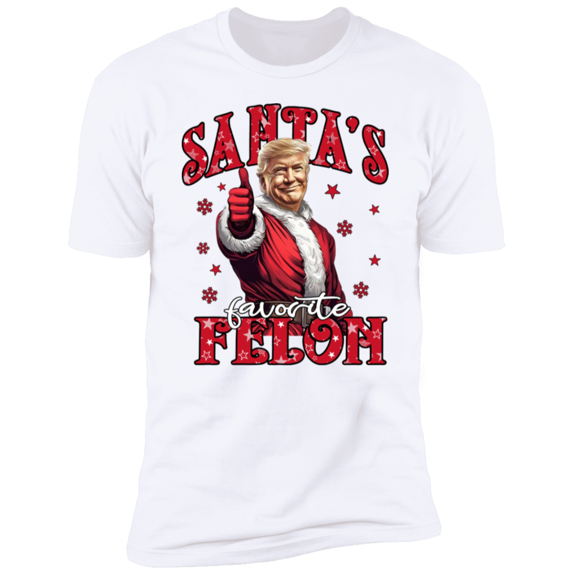 Santa's Favorite Felon Bright Shirt TH10 64037