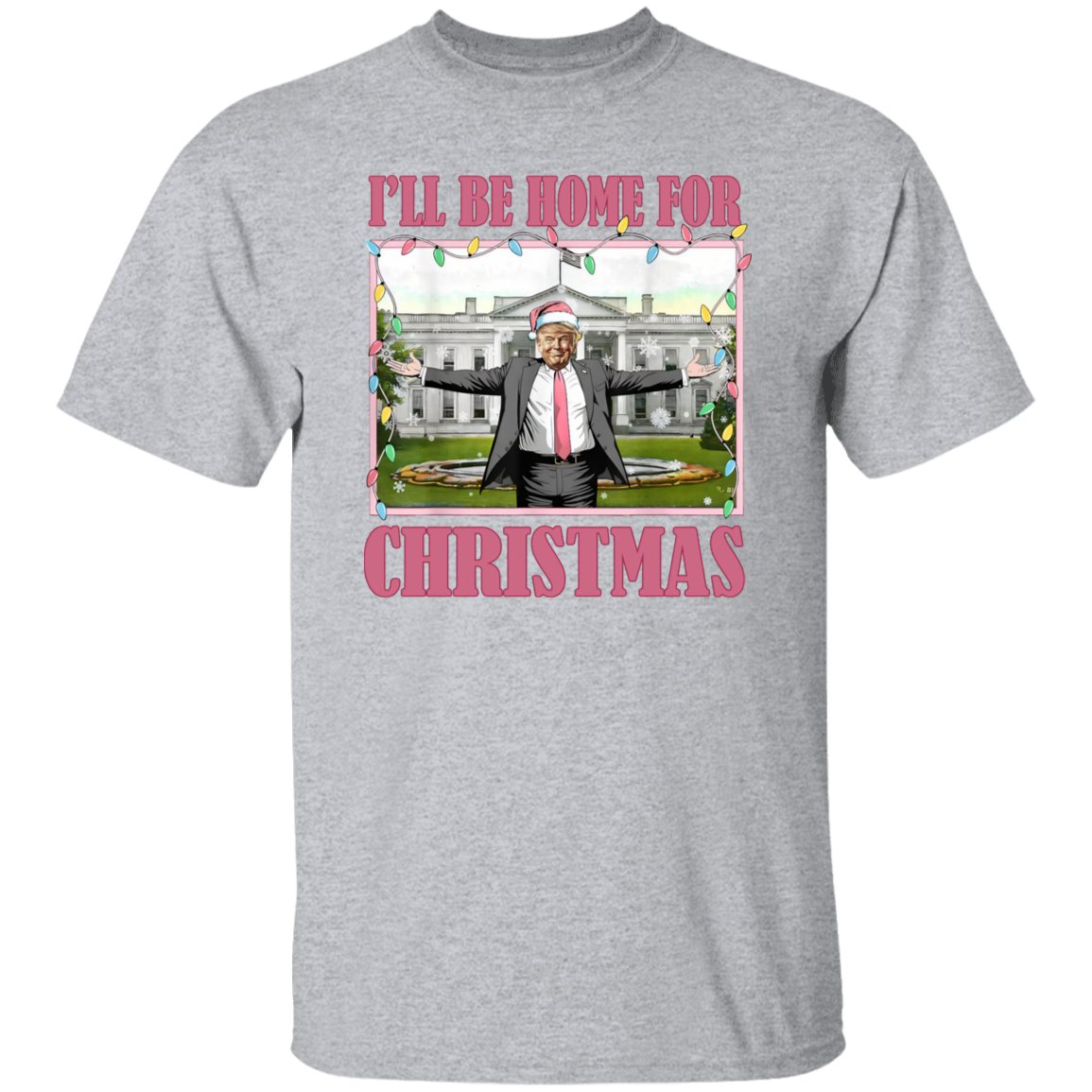 I'll Be Home For Christmas Donald Trump Sweatshirt HO82 65226