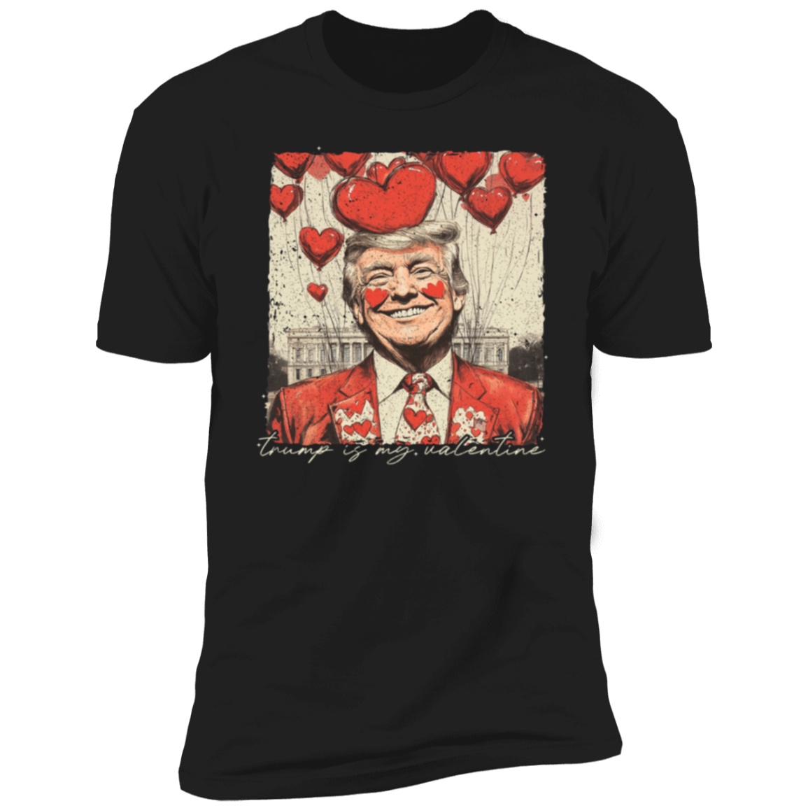 Trump Is My Valentine Dark Shirt TH10 64257
