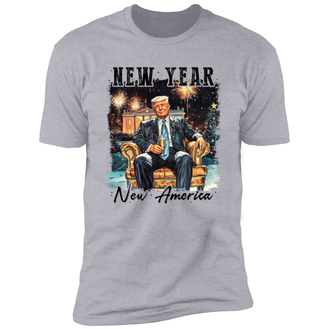 New Year New America President Donald Trump Shirt HA75 64280