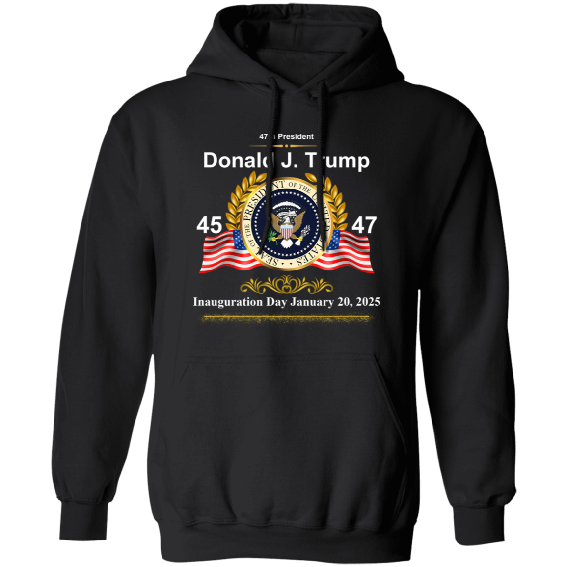 Donald J. Trump President 47 Inauguration Day Dark Shirt HA75 67226