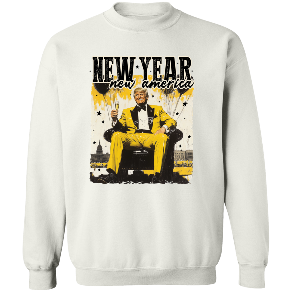 New Year New America Trump Bright Shirt HA75 64234
