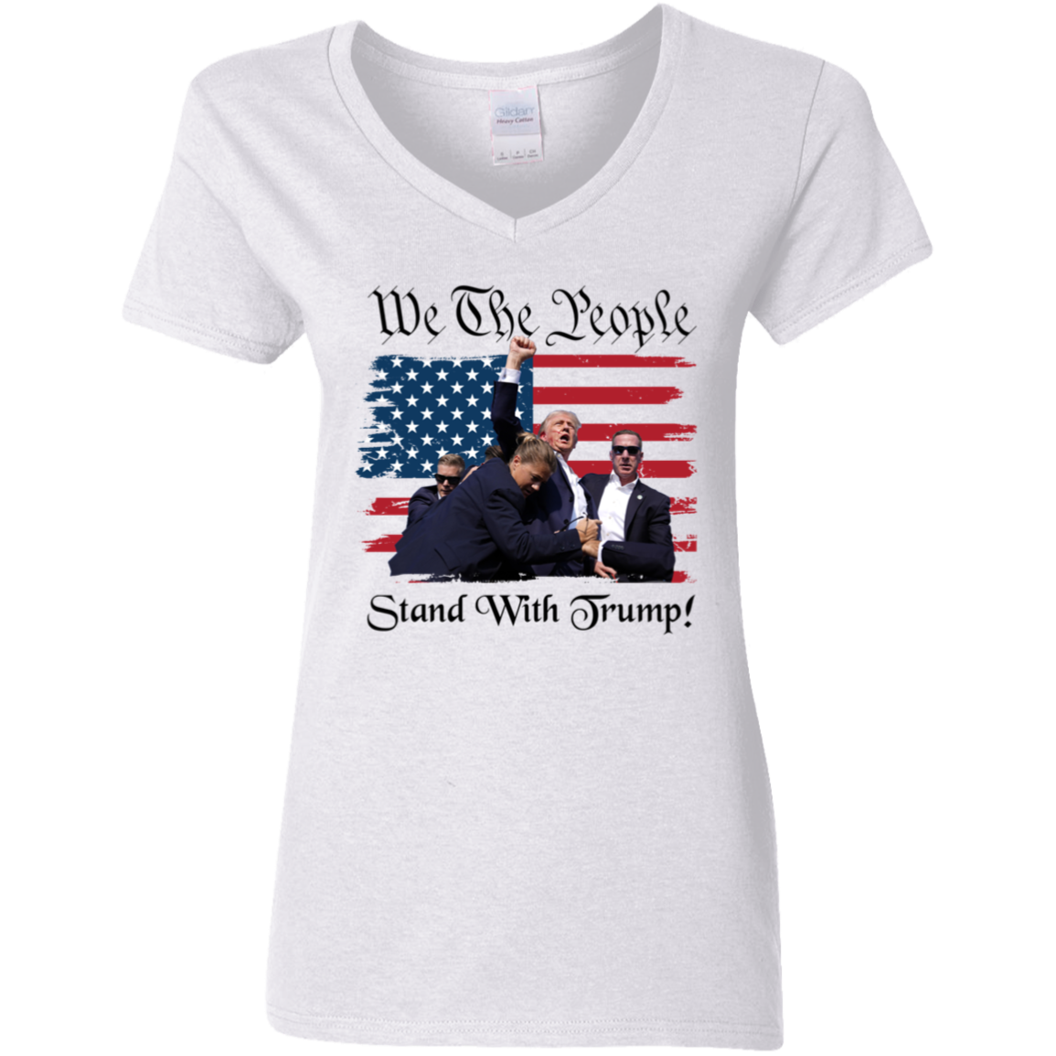 We The People Stand With Trump Bright Shirt HA75 63314