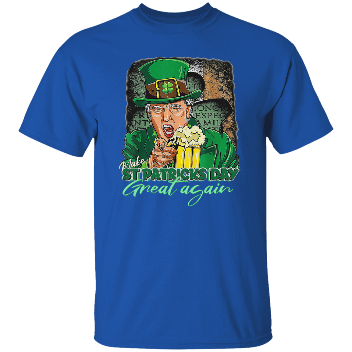 Funny President Trump Make St Patrick's Day Great Again Dark Shirt HO82 65612