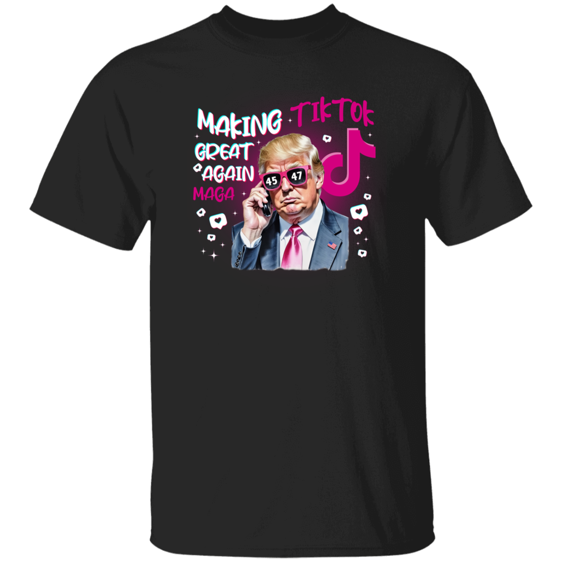 Trump Save Tiktok - Making TikTok Great Again Dark Shirt CH07 67298