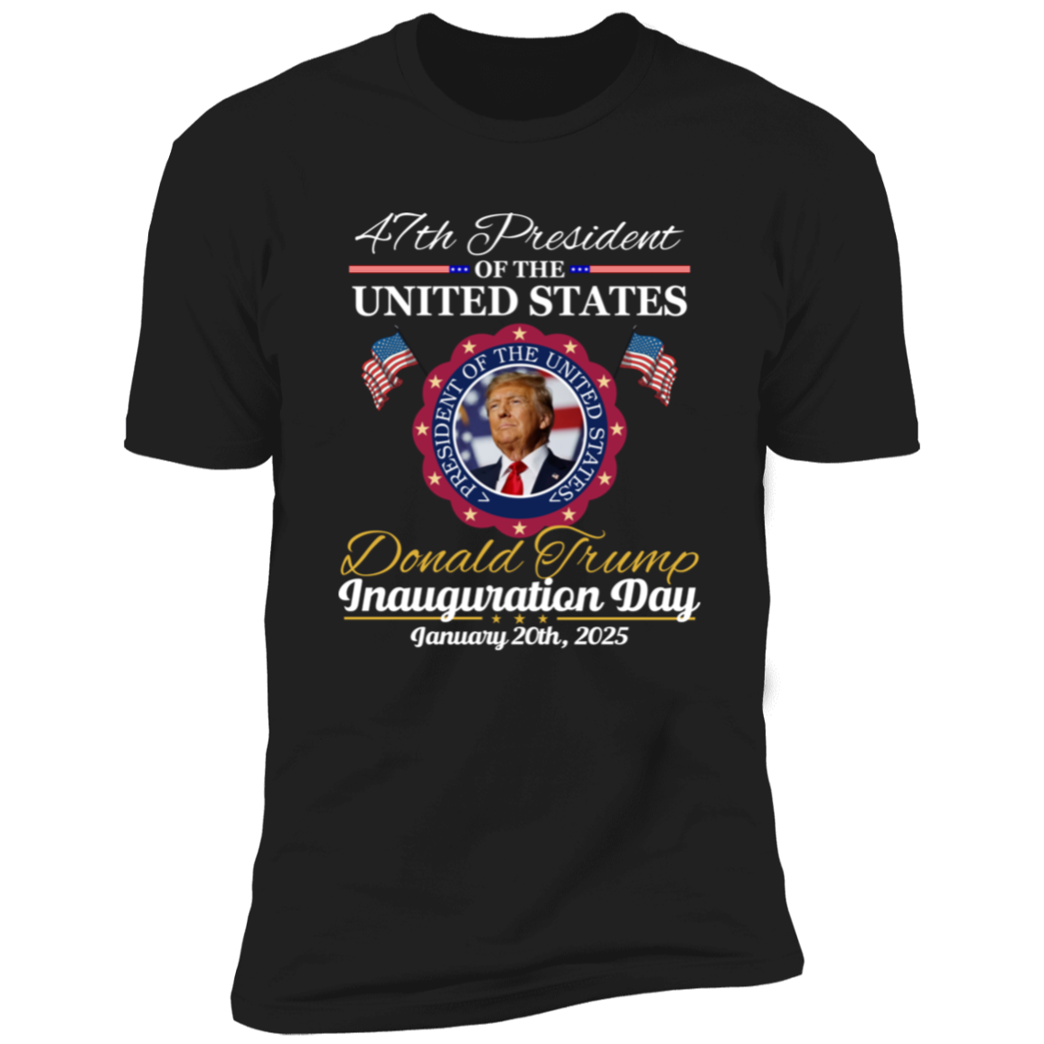 Donald Trump Presidential Inauguration Day 2025 Dark Shirt HA75 67120