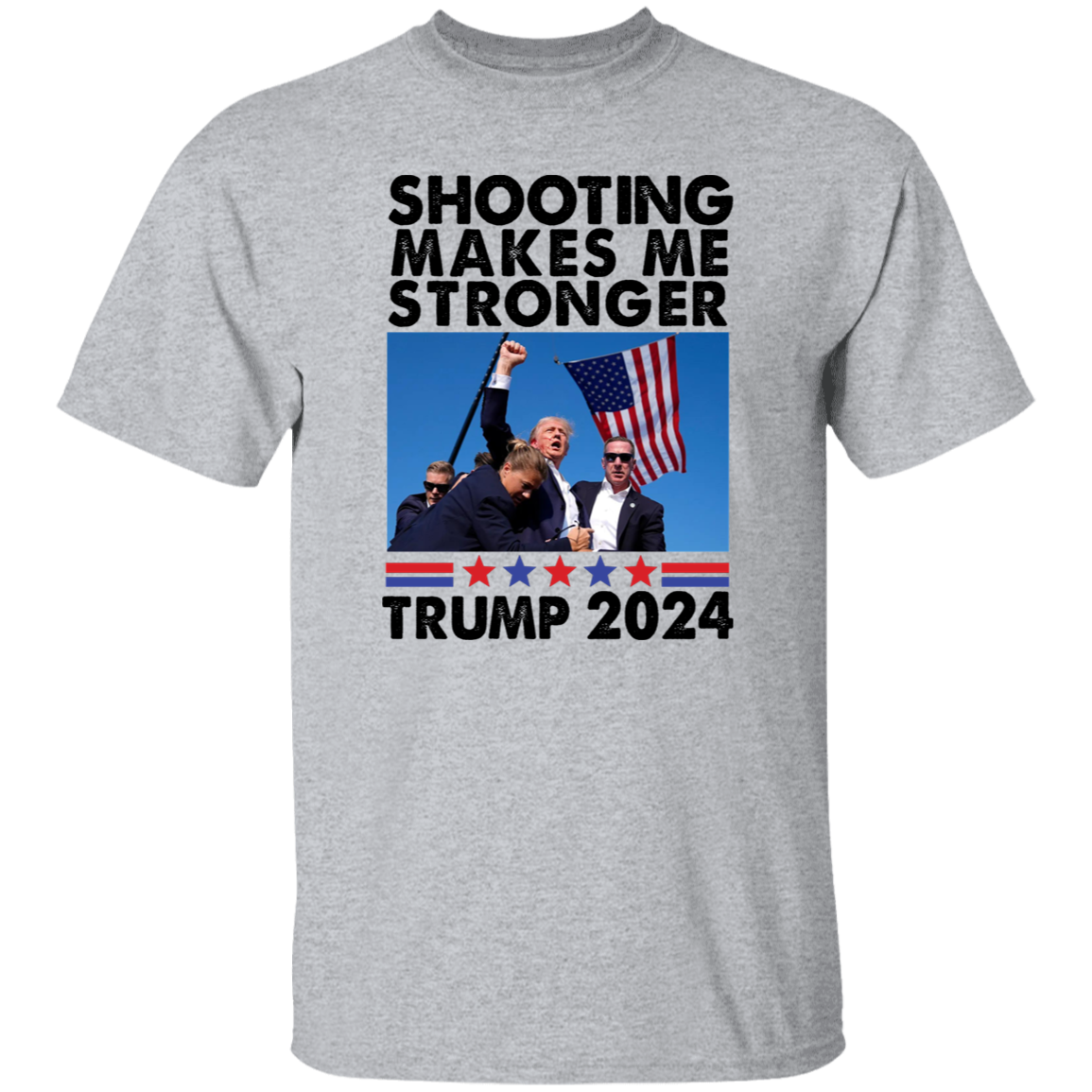 Sh**ting Makes Me Stronger Trump 2024 Bright Shirt TH10 63423