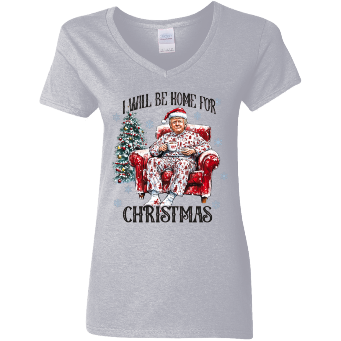 I’ll Be Home for Christmas Trump Shirt – Perfect Festive Gift HO82 63705