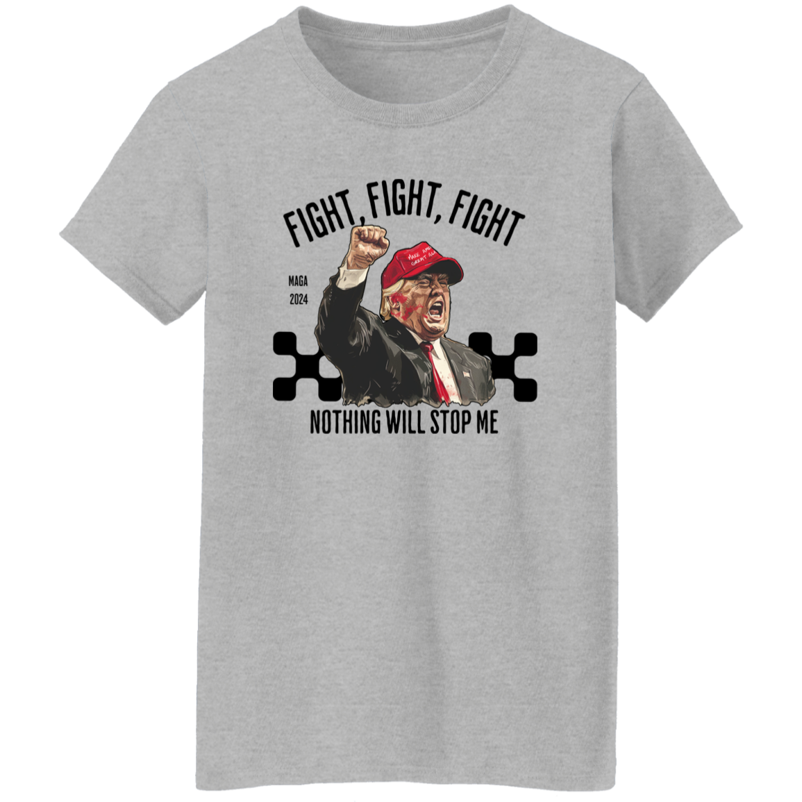 Fi**t Fi**t Fi**t Nothing Will Stop Me Donald Trump Shirt TH10 63039