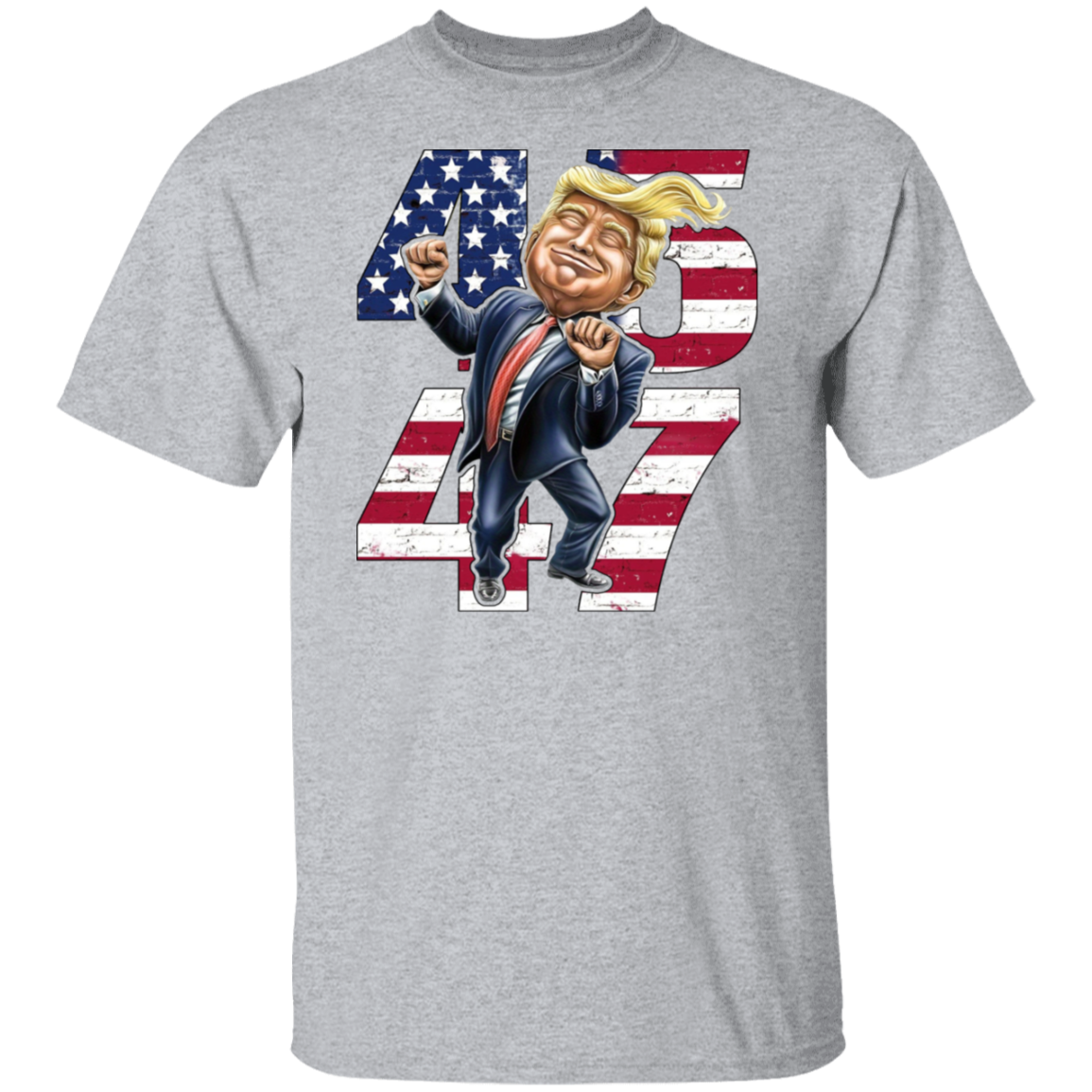 Patriotic Trump 2024 45th & 47th President's Legacy MAGA Bright Shirt LM32 63951