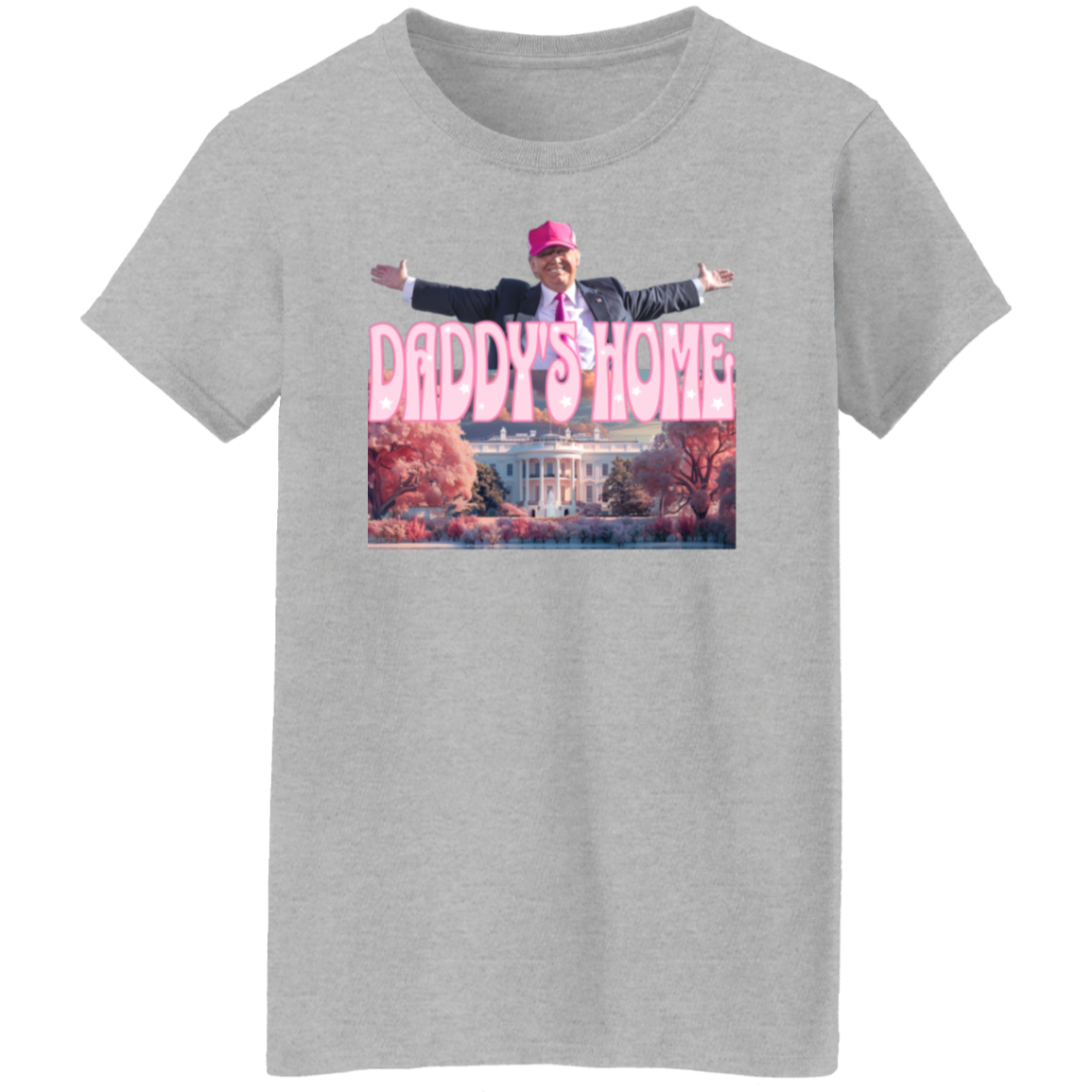 Daddy's Home Home Real Good Man Donald Pink Shirt HO82 62492