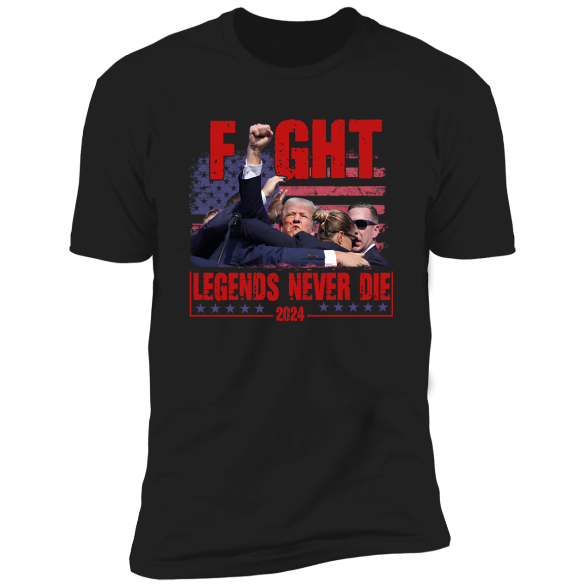 Trump F**ht - Legends Never D** 2024 Shirt HA75 63126