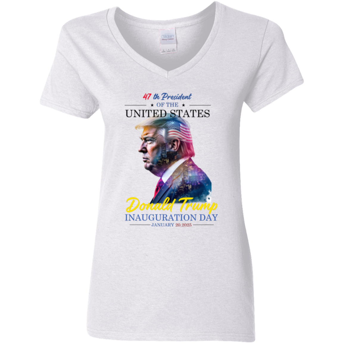 47th President of The USA Donald Trump Inauguration Day 2025 Bright Shirt CH07 67246