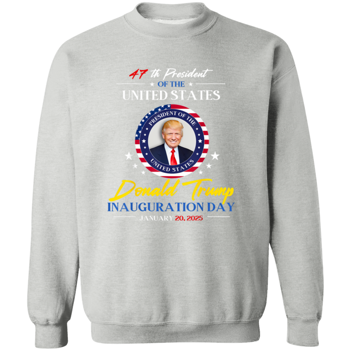 President Donald Trump Inauguration Day 2025 47th President Dark Shirt HO82 65662