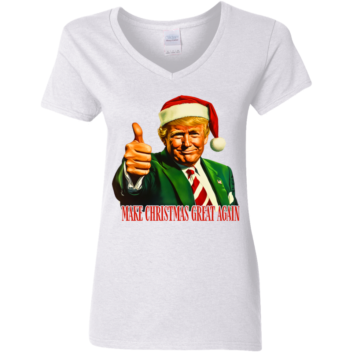 Make Christmas Great Again With Trump Shirt HA75 63657