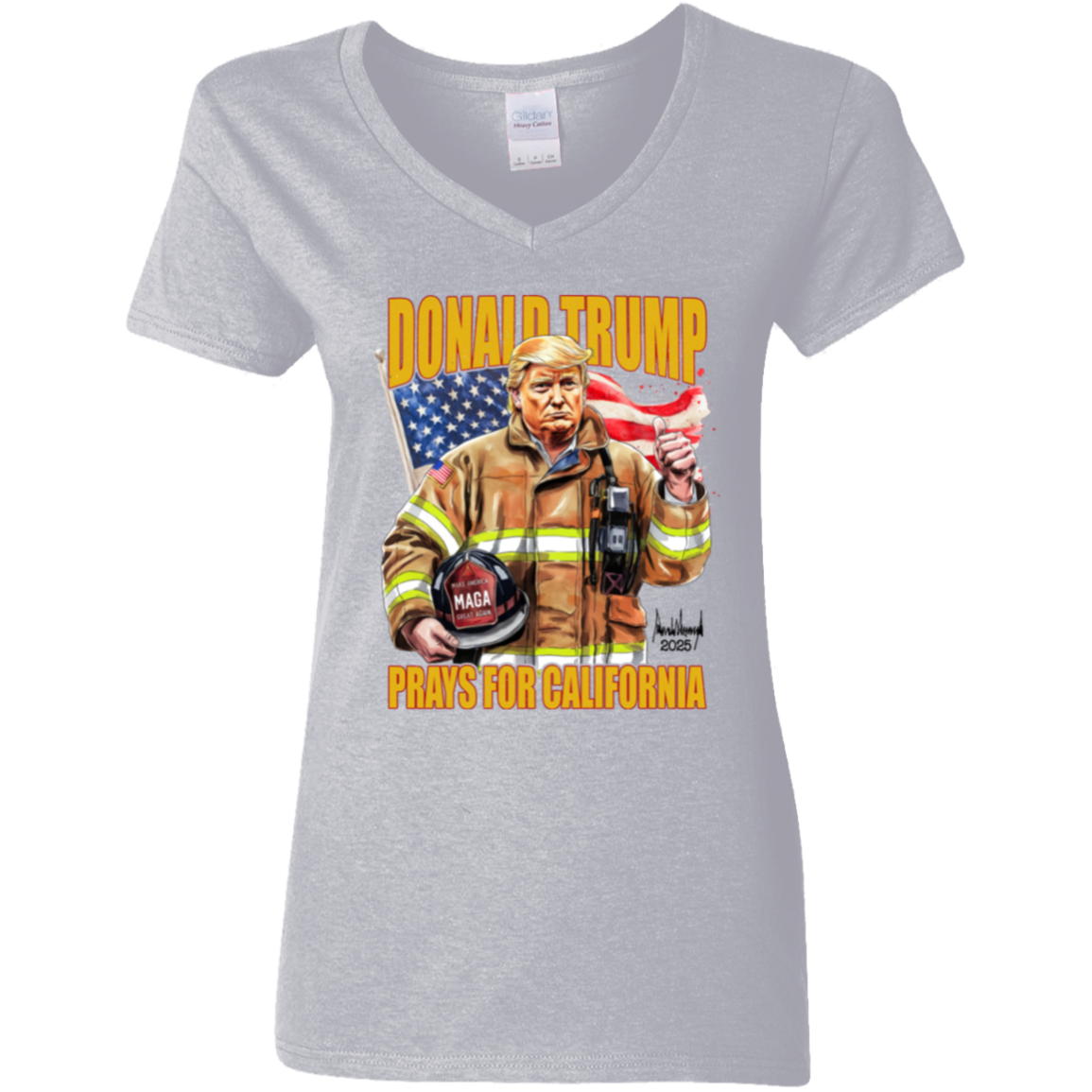 Donald Trump Prays for California Bright Shirt California Strong 2025 Shirt CH07 67282