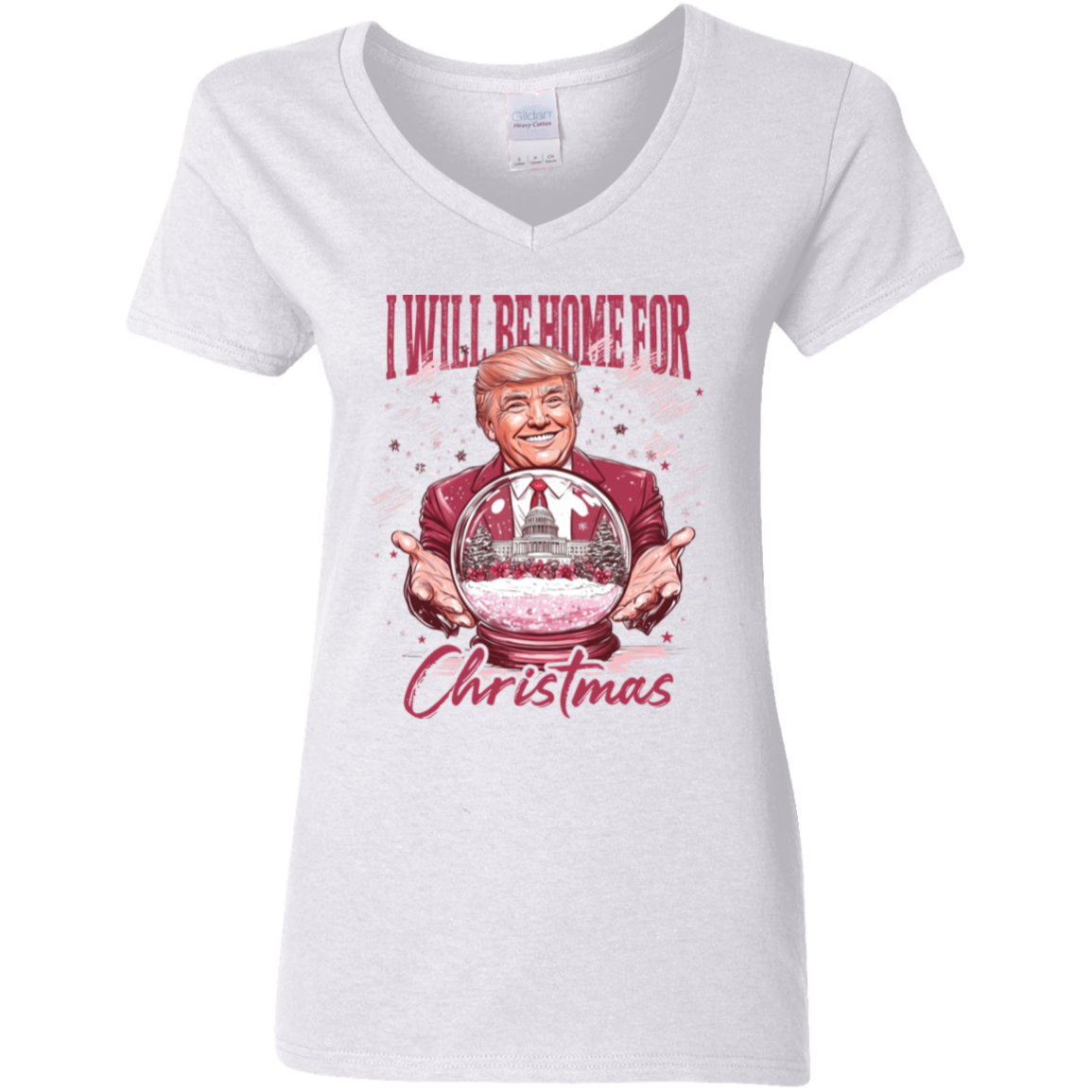 Trump I'll Be Home for Christmas - Republican Christmas Shirt HA75 63730