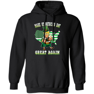 Make St Patrick's Day Great Again Trump Leprechaun Dark Shirt HO82 65598