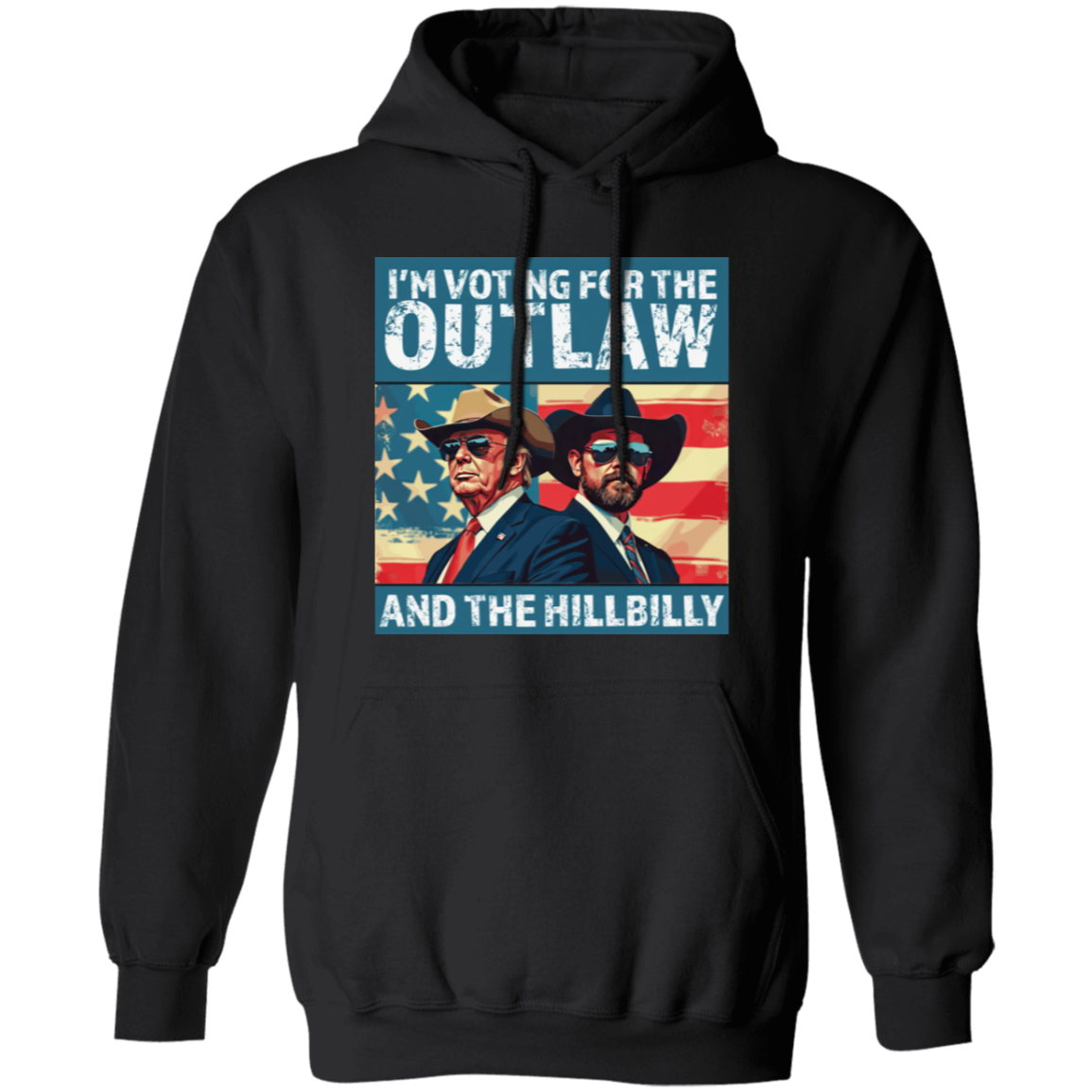 I'm Voting For The Outlaw And The Hillbilly Trump Shirt HA75 63570