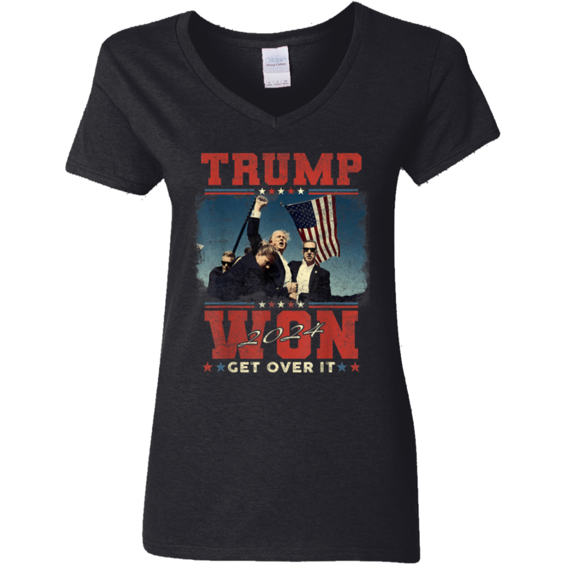 Trump Won President 2024 Dark Shirt HO82 65178