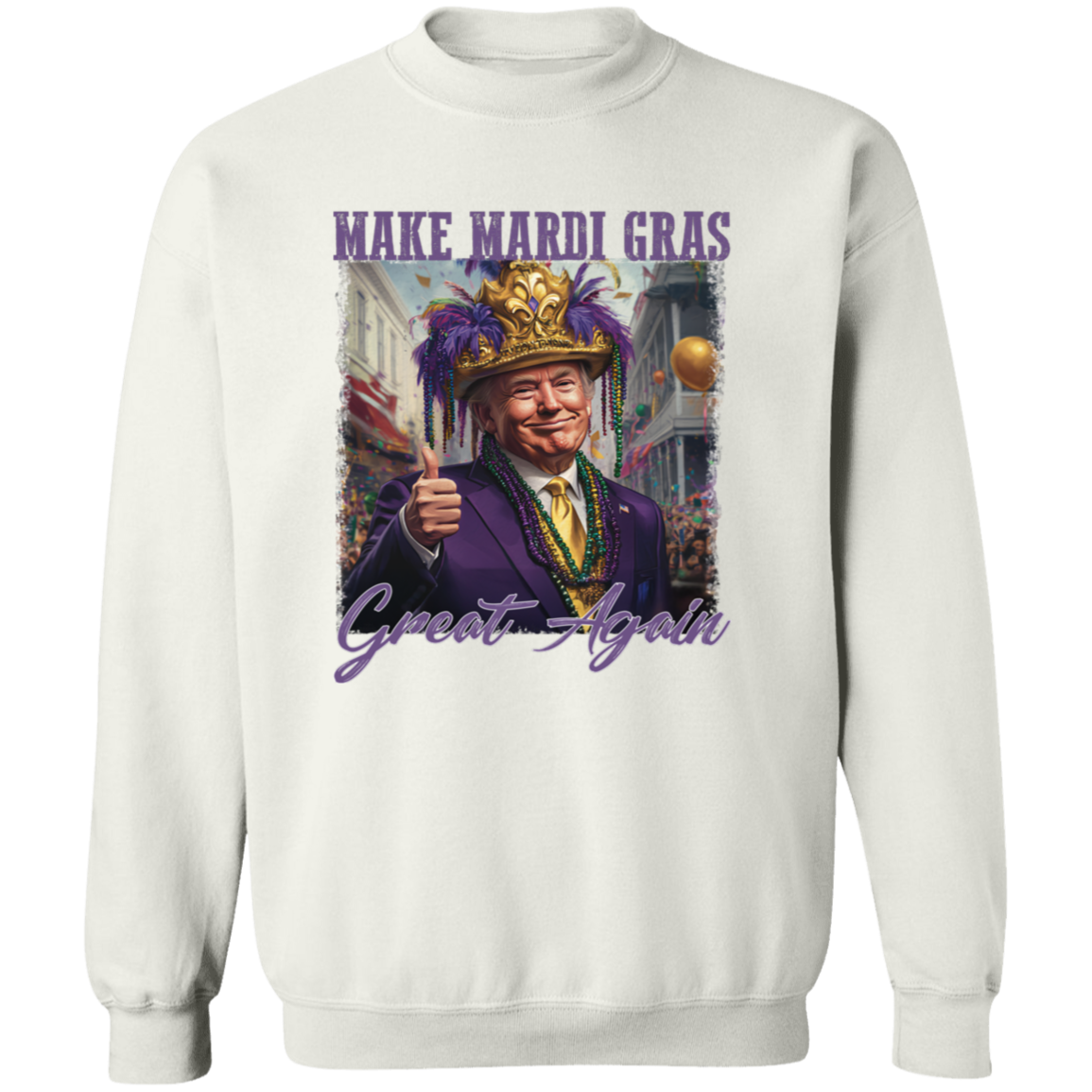 Trump Make Mardi Gras Great Again - Funny Trump Mardi Gras Bright Shirt CH07 67264