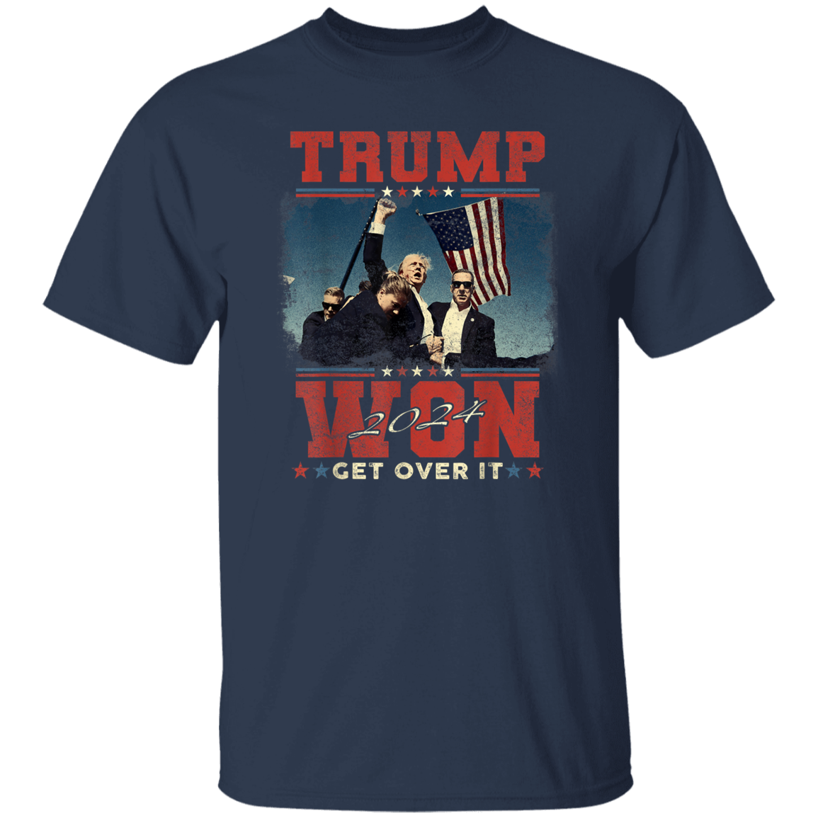 Trump Won President 2024 Dark Shirt HO82 65178