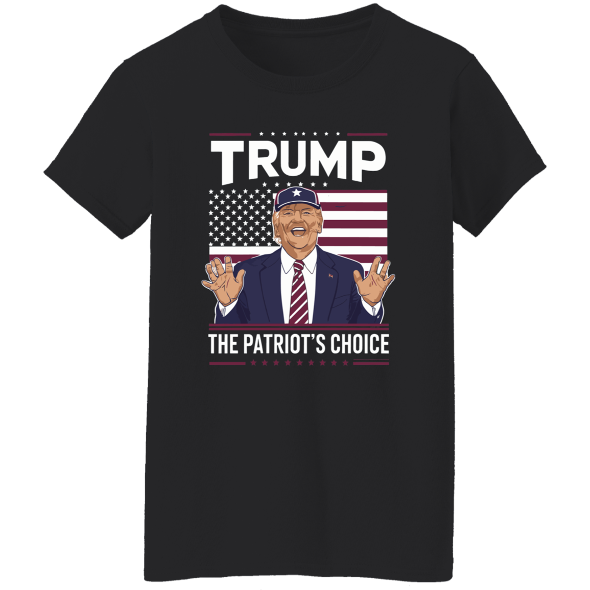 Trump The Patriot's Choice Dark Shirt HA75 62720