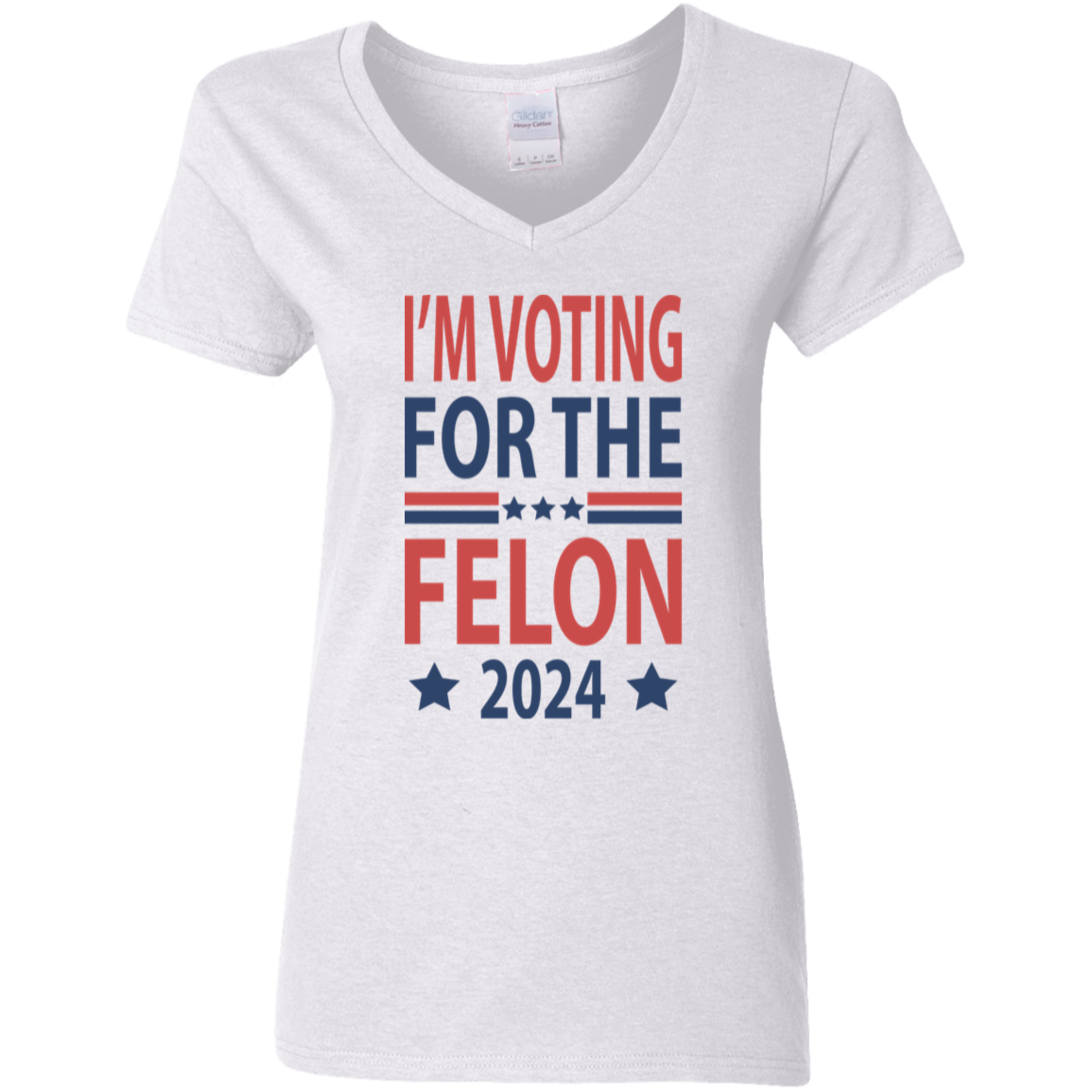 Independence Day I'm Voting For The Felon President Trump 2024 Bright Shirt HO82 62664