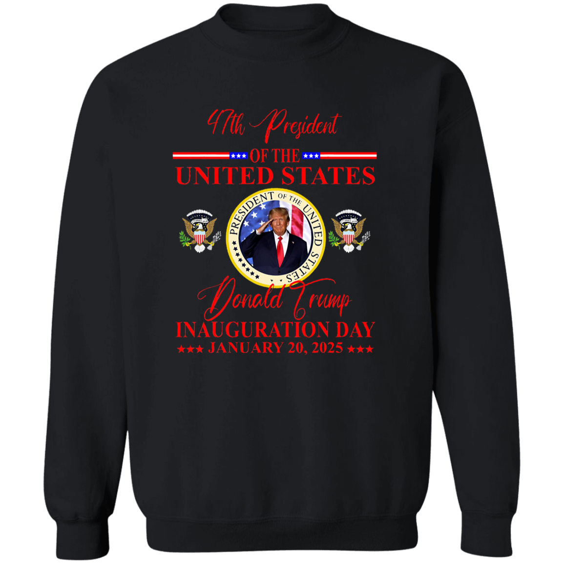 President Donald Trump Inauguration Day 2025 Dark Shirt HO82 65634