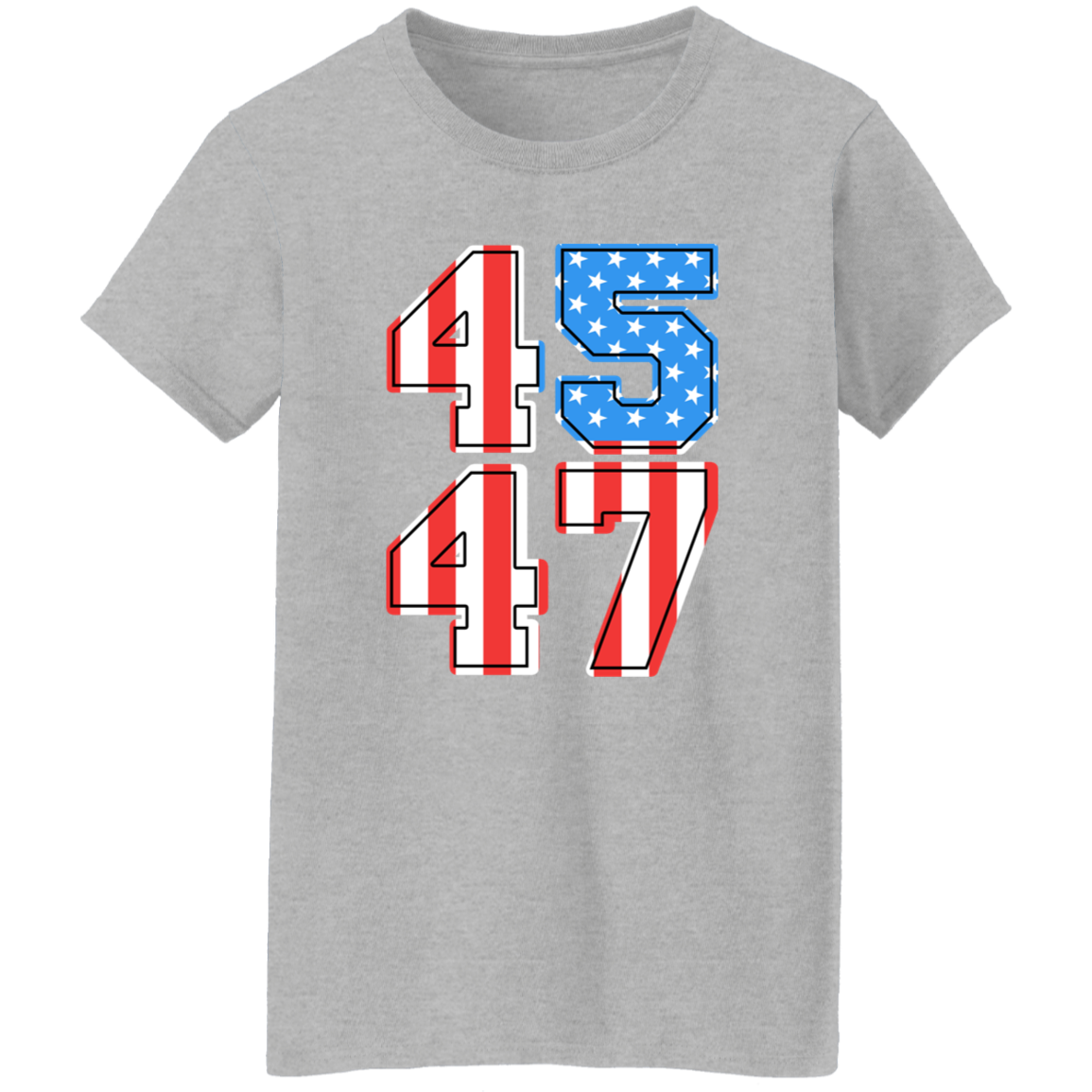 Varsity Trump 45 47 Flag Republican Proud Shirt TH10 62667