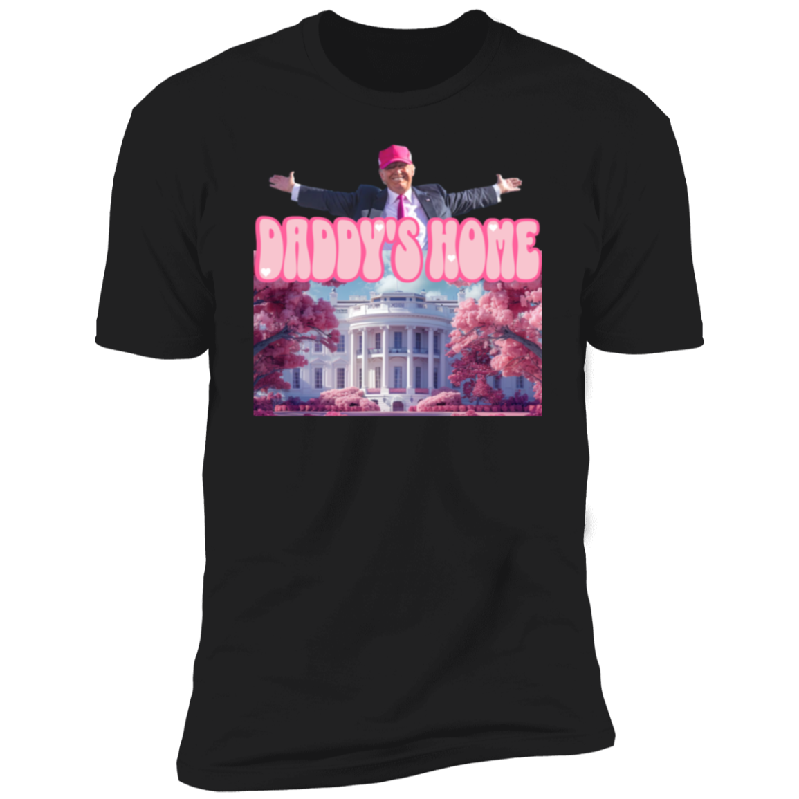 Daddy's Home Trump Pink Dark Shirt HO82 62494