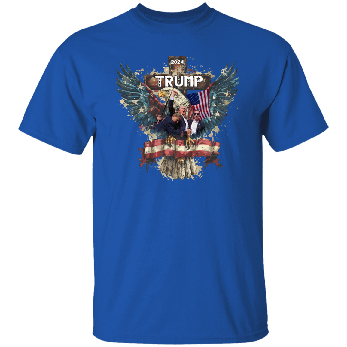 Trump President 2024 Fight Dark Shirt For Trump Lovers HO82 65392