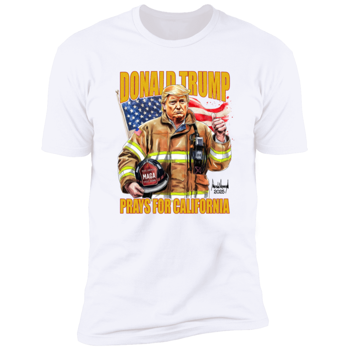 Donald Trump Prays for California Bright Shirt California Strong 2025 Shirt CH07 67282