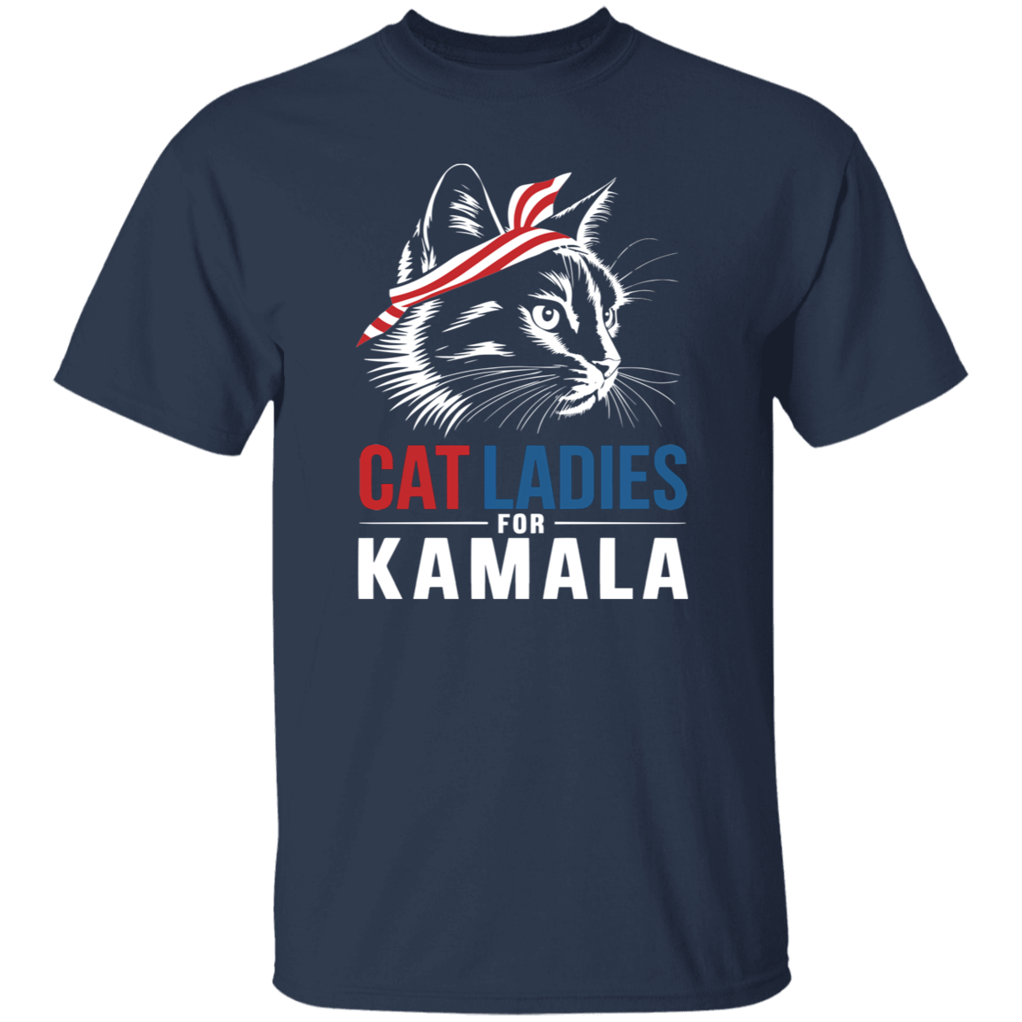 Cat Ladies For Kamala Shirt | Kamala Harris 2024 Shirt HA75 63576