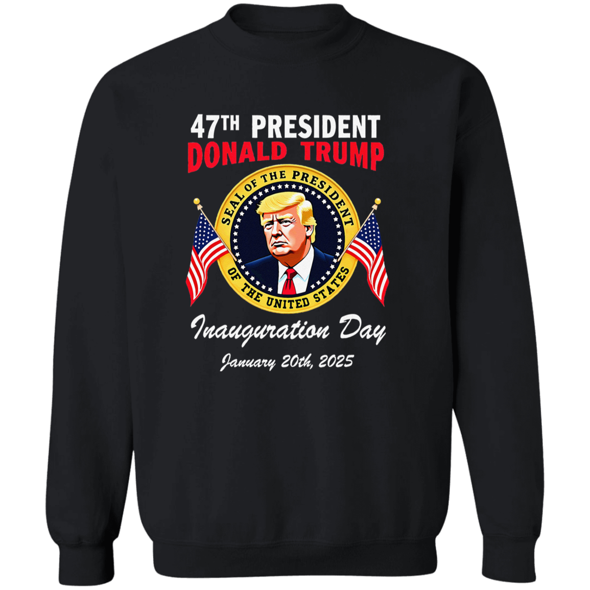47th President Donald Trump Inauguration Day January 20th 2025 Dark Shirt HO82 65646