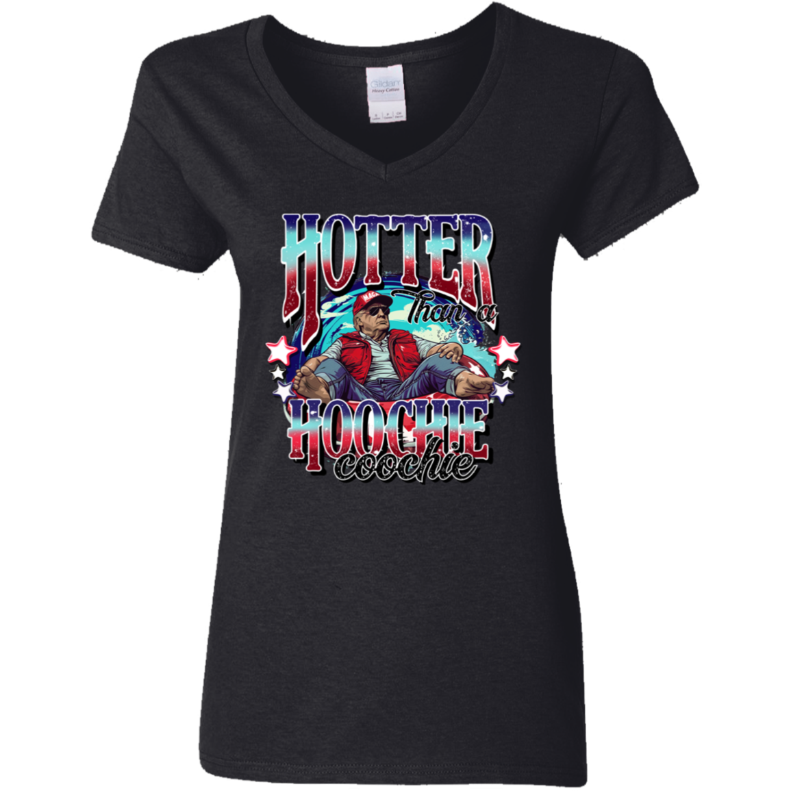 Hotter Than A Hoochie Coochie President Trump Shirt N304 HA75 62908