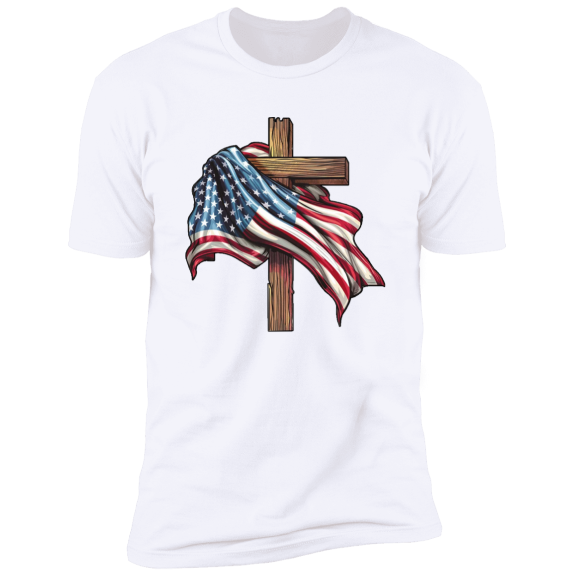 Christian American Sublimation 4th Of July Shirt TH10  62615